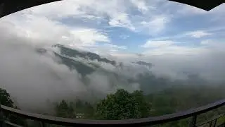 View from Taj Chia Kuti, Kurseong, Darjeeling #india #northeastindia #beauty #timelapse #nature 