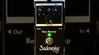 Sadowsky SPB-2 Bass Preamp w/ Fender Jazz Bass 75RI MIJ #sadowsky #fender #bassplayer #bassist