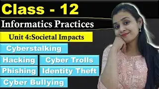 Cyberstalking, Hacking, Cyber Trolls, Phishing, Identity Theft, Cyber Bullying | CBSE Class 12 - IP