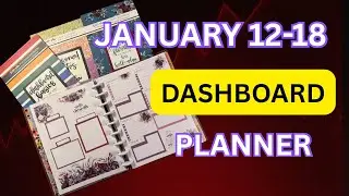 Plan With Me—Dashboard Weekly Spread Jan 12-18