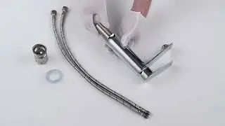 HOMELODY Waschtischarmatur Installation | Bad Wasserhahn einfach montieren | Modell E44021000