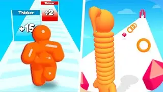 Tall Man Run Vs Long Neck Run All Level Gameplay Android iOS Games 4K 57