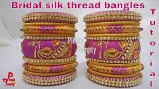 Latest Silk thread bangles | How to make Silk thread bangles at home/ Handmade Bangles/diy gift idea