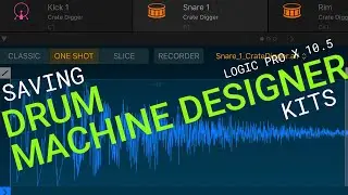 Как сохранить наборы для разработки драм-машин в Logic Pro X 10.5