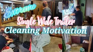 ✨NEW✨ SINGLE WIDE MOBILE HOME clean & organize with me | EXTREME cleaning motivation #cleaning