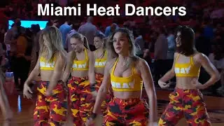 Miami Heat Dancers - NBA Dancers - 12/6/2021 dance performance - Heat vs Grizzlies