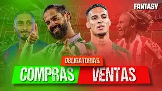 COMPRAS Y VENTAS FANTASY OBLIGATORIAS PARA J14 LA LIGA 25/26 - PLYONTV10
