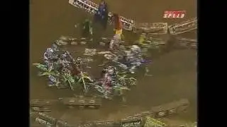 San Diego 2010 supercross main event crash  ryan dungey, ryan villopoto and tommy hahn.