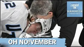 SHOCK Logan Cooley SURVIVES Knee to Knee Hit Capping DISASTROUS November Slide |Utah Mammoth Podcast