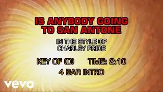 Charley Pride - Is Anybody Goin' To San Antone (Karaoke)