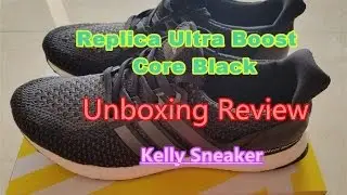 How to Get Cheap Ultra Boost | Kelly's Cheap Replica Ultra Boost Core Black Unboxing Review