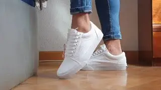 Vans Old Skool True White (blancos) REVIEW ON FEET