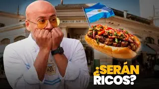 Probando Comida de Argentina | Mercado de San Telmo