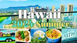 [最新2024ハワイ]ワイキキ☆厳選ショップ巡り/絶景アイランドコロニー/ポケ食べ比べ/到着日後半の模様をお届け♪