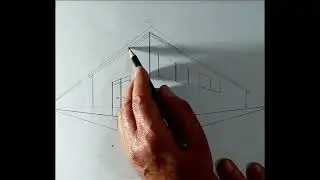 پرسپکتیو دونقطه ای  خیلی ساده A