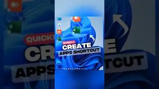 Create apps shortcut to your Windows desktop quickly. #windows11