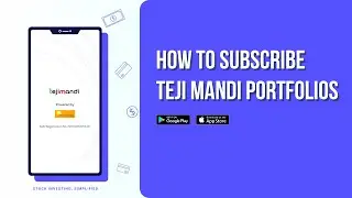 How to Subscribe Teji Mandi Portfolios | Teji Mandi App | Stock Investing Simplified