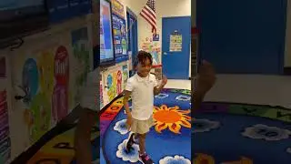 PreK students happily engaging in More or Less MATH GAME!