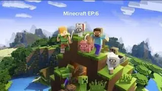 Minecraft EP:6 Fishing and making a bridge,jetty and concrete farm