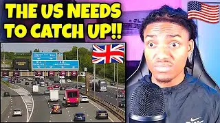 AMERICAN REACTS to UK Smart Motorways for the First Time!
