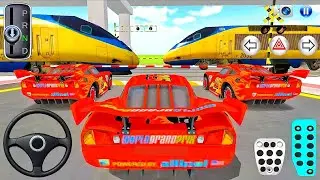 New McQueen Lightning 💥🚛 Vs Golden Train - 3D Driving Class 2026 - Android GamePlay Car Game 2025