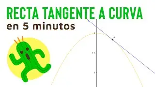 ECUACIÓN DE LA RECTA TANGENTE A UNA CURVA EN UN PUNTO : )