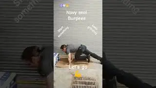 Navy seal burpees #burpees #burpeesnation #workoutanywhere #workoutmotivation #workoutshorts #letsgo