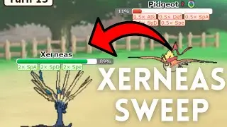 XERNEAS DOES AN INSANE SWEEP! (POKEMON SHOWDOWN!)