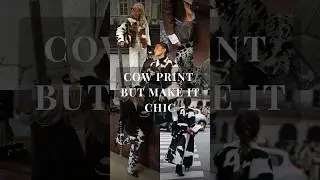 FW 2025 Cow Print Trend | The Western Revival You&rsquo;ll Love