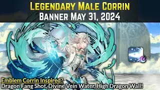 Legendary Male Corrin's Dragon Fang Shot! Divine Vein Water tiles & Dragon Wall 4! | May 2024 Banner