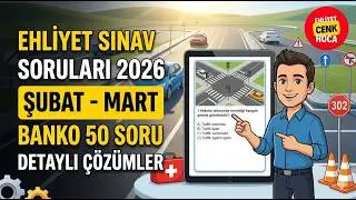 Ehliyet Sınav Soruları  2026 Şubat &Ccedil;ıkmış Sorular