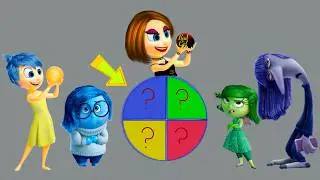 Inside Out, Joy, Sadness, Disgust And Ennui Into Bad Girl | Inside Out - Glow Up Transformation