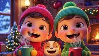 Slide, Slide, Slide Your Sled | Fun Winter Nursery Rhyme | Educational Kids Songs