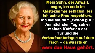 Mein Sohn schickte mich ins Gästezimmer – also gab ich ihm die Papiere vom Hausverkauf!