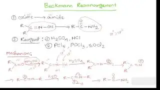 Beckmann Rearrangement |Mechanism |Name Reaction|