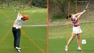 [Slow HD] CHUN In-Gee Driver Golf Swing Dual View (3)_KLPGA Tour