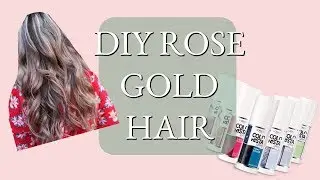 DIY ROSE GOLD HAIR | HOW TO GET ROSE GOLD HAIR FOR CHEAP