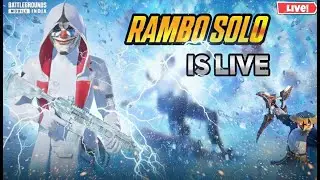 60fps IN WRONG HAND 🤫 | RAMBO SOLO LIVE🔥|#bgmilive #rambosolo #livestreaming #madanop