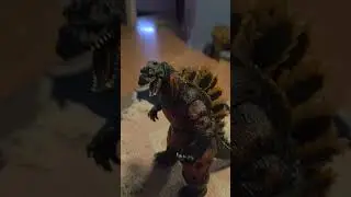 MrGamGam16 creates first #godzilla action figure sorta stop motion