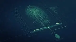 Cinematic Modern Biometric Finger Print Scanner 4k | Motion Graphics - Videohive template
