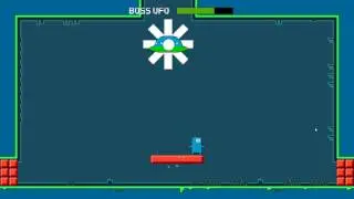 Super Blue Boy Planet - Level 21 - Second UFO Battle (Last Level)