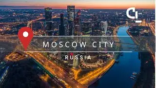Moscow City - Russia in 4K UHD | Cityscape Aerial from Drone and Time Lapse