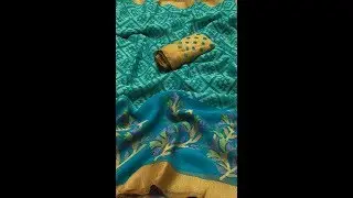 Fancy brasso sarees  Light weight chiffon brasso saree  daily ware brasso  office ware collection