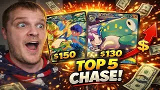 Top 5 Chase Cards in Pok&eacute;mon Journey Together (INSANE Values!)