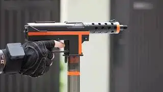 Tec9 Auto Shell Ejecting  Laser Gun Firing Demo