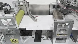 N95 face masks making line automatic folding respirator equipment demo
