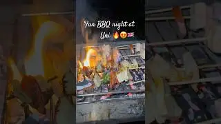 Barbecue Night at Uni | Student Life Moments 🇬🇧