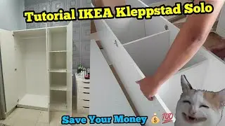 Tutorial Cara Pasang Almari Baju IKEA Kleppstad | Tutorial How To Assemble IKEA Kleppstad Wardrobe.