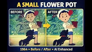 A Small Flower Pot - 1964 - North Korea&ndash; AI Restored | Historic Animated Film