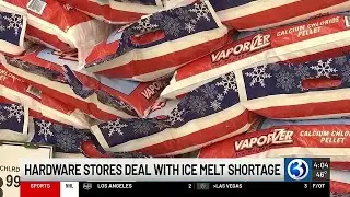 Ice melt shortage sends customers across state lines as winter weather approaches